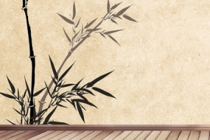 中国风水墨画banner背景素材
