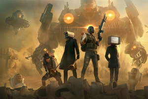 绝地求生pubg马桶人监控人4k游戏壁纸