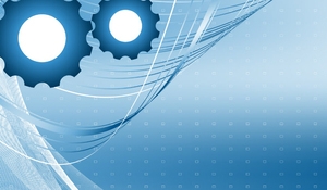 机械工业齿轮背景banner