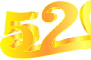 520艺术唯美卡通立体字