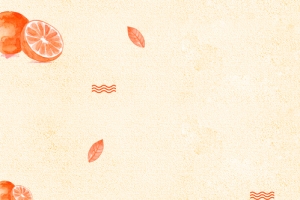 水果简约黄色会比较背景banner
