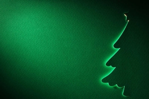 绿色圣诞树装饰高清PNG透明背景设计素材免费下载