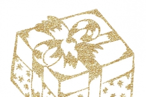 金色圣诞礼盒