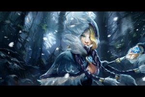 dota2水晶室女4K壁纸