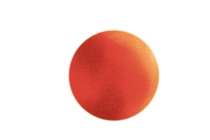 国潮风红色太阳