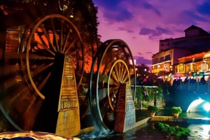 云南旅游宣传背景素材