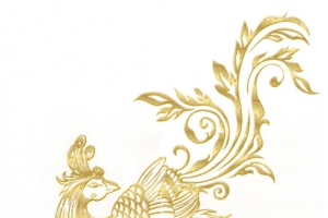 金色植物花纹