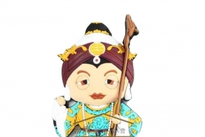 国潮戏曲人物老奶奶免抠元素