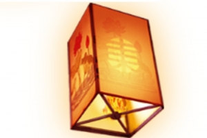 设计海报发光卡通孔明灯