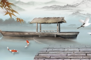 中国风古风banner背景