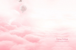 粉色梦幻背景促销banner