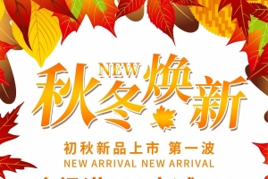 秋天 女孩 秋叶 彩绘 元素33