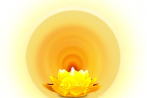 金色莲花灯