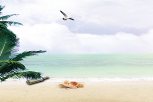 夏季风景背景