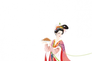 中秋节日古代仙女月饼