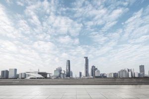 空旷的城市天台壁纸