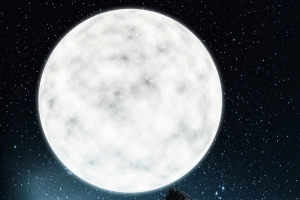 月下高山星空