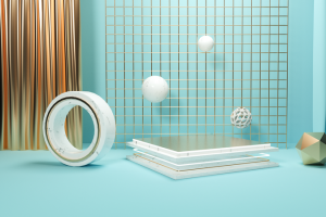 C4D，微场景，电商，舞台