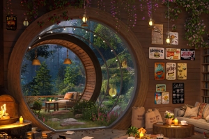 舒适小屋平板桌面壁纸