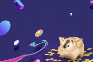 2019猪年财源滚滚来背景素材
