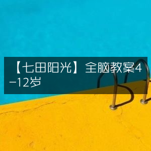 【七田阳光】4-12岁全脑开发教案