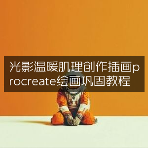 Procreate绘画教程，光影温暖，肌理创作巩固指南