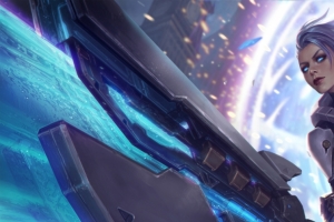 《LOL》未来战士锐雯3440x1440壁纸