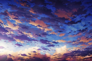 动漫天空云彩背景banner