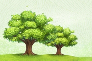 植树节绿色卡通banner