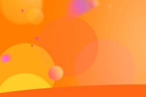 电商夏季七夕橙色渐变简约海报banner