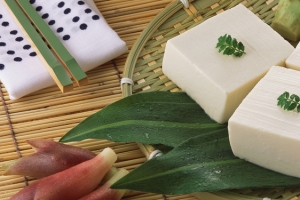 日系美食豆腐背景
