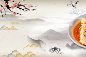 中国风云花白鹤老北京炸酱面banner