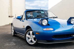  mazda mx-5 mazda 汽车 蓝色 大灯 4k壁纸 3840x2160