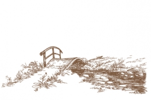 矢量山川河流棕黄色质感线条