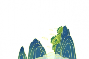 中国风山水云朵