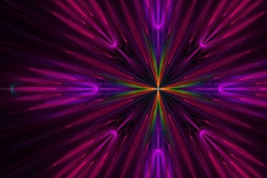 分形 射线 彩色 抽象 4k壁纸 3840x2160