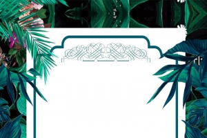 小清新简约花朵女装背景