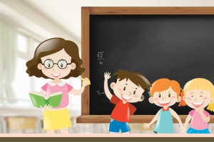 卡通感恩老师教师节宣传