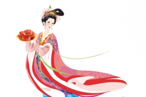 嫦娥奔月图元素