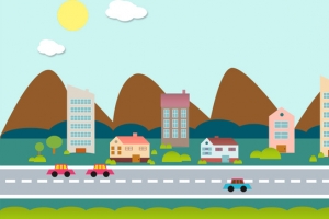 卡通banner背景