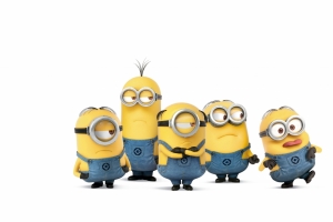 5个可爱小黄人Minions 8K壁纸 7680x4320