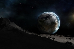 星际月球宽屏背景