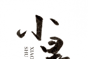 小暑节气国风毛笔手写字体