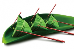 吃粽子划龙舟
