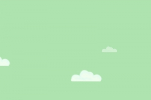 绿色清新卡通背景图