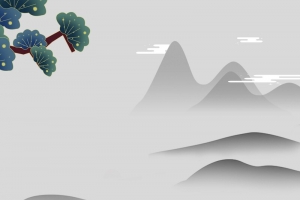 国潮背景分层图片