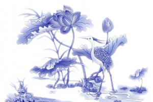 青花瓷设计元素