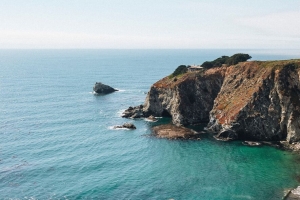 大海 岩石 海滩 悬崖 自然 风景 4k壁纸 3840x2160