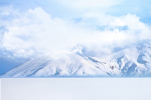 冰雪山背景