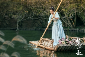 梦华录 刘亦菲撑竹筏壁纸